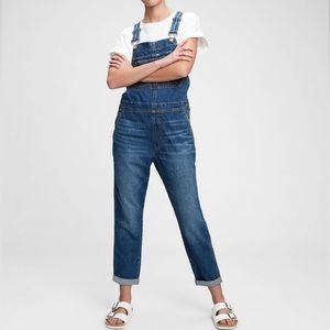Gap Womens Small Slouchy Denim Overalls Jeans